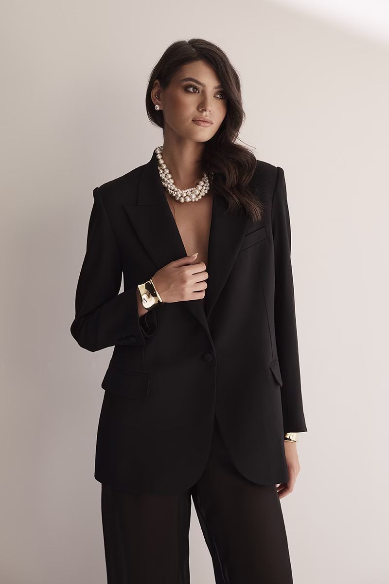 Alternative view of NAYA Silk Wool Blazer